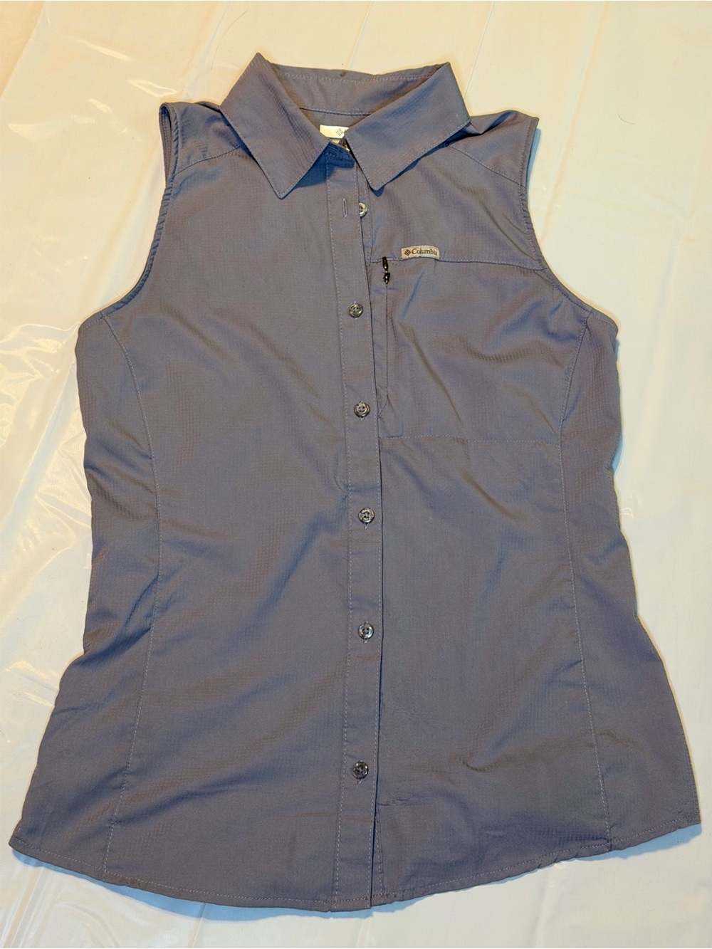 Columbia Sleeveless Dri-fit Shirt in Charcoal Gray